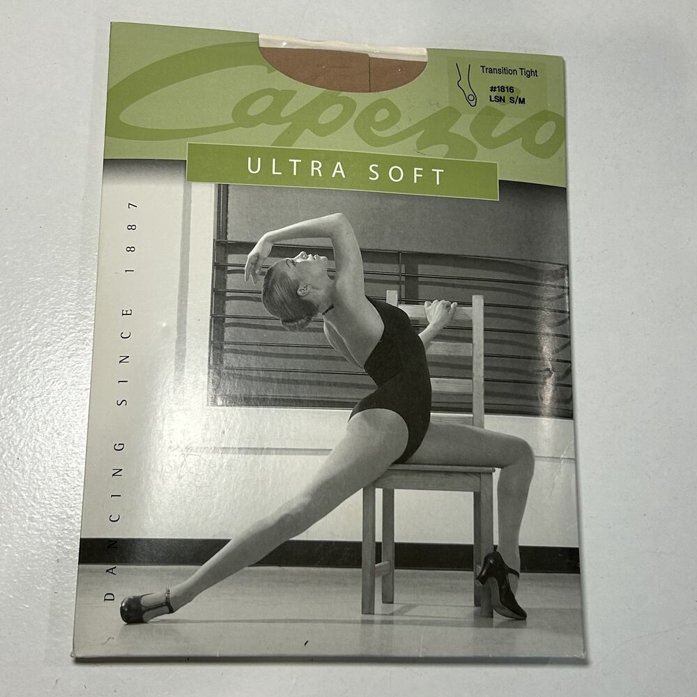 CAPEZIO Ultra Soft TRANSITION Tight #1816 Women’s Size S/M NEW